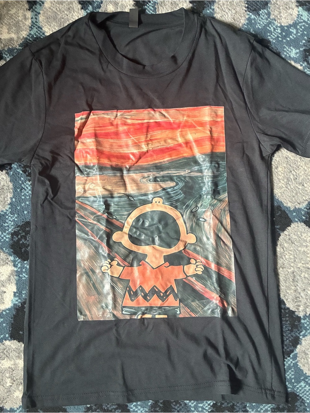 Charlie Brown/Edvard Munch “The Scream” tee shirt